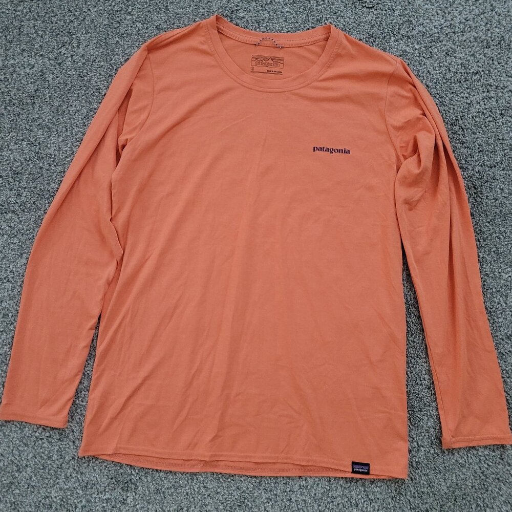 Patagonia Performance Orange Base Layer Women Sma… - image 2